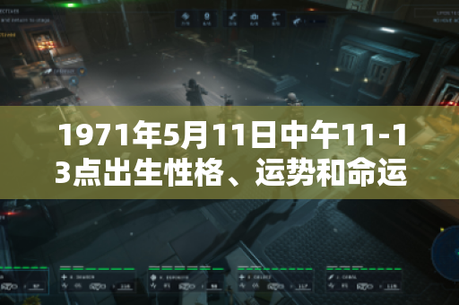 1971年5月11日中午11-13点出生性格、运势和命运