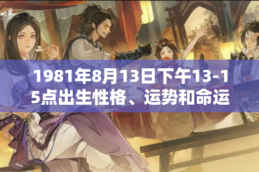 1981年8月13日下午13-15点出生性格、运势和命运